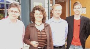 T. Frommann, U. Vogt, F. Engelmann, M. Thiel (v.l.)