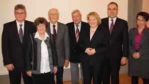 Von l. Tobias Frommann, Christa Becker, Hans Gohr, Eberhard Haug, Katja Mast, Klaus-Michael Rückert u. Christine Kullen