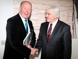 SPD-Stadtrat Elmar Haug mit Vizekanzler Dr. Frank-Walter Steinmeier