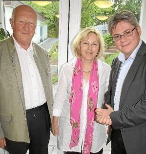 Hans Lambacher, Marion v. Wartenberg, Tobias Frommann (v.l.)