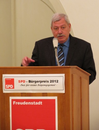 SPD-Fraktionsvorsitzender Eberhard Haug