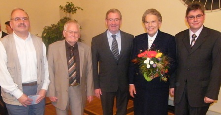 H. Grandpré, W. Hole, E. Reichert, Prof. Rietsch, T. Frommann