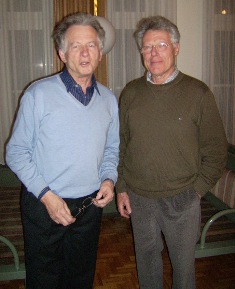 Hatten Freude: Prof. Hartmut Schneider und Rolf Egeler (v.l.)